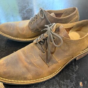 Cole Haan Men’s Brown Leather Lace-Up Oxfords